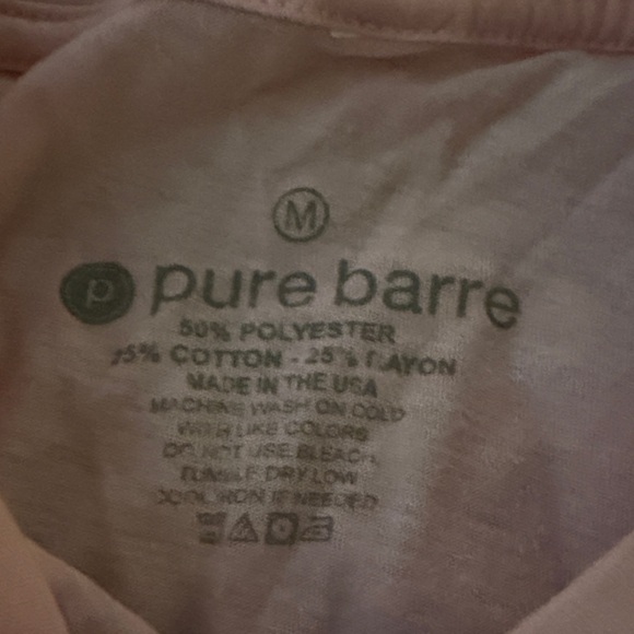 Pure Barre Light Pink Sleeveless Top - Picture 2 of 2